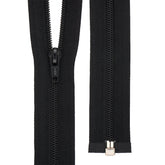 Rits deelbaar | YKK | spiraal 5 | 62 cm | 580 zwart Deelbare Rits YKK - D - #5 - 62 CM - 580 - ZWART